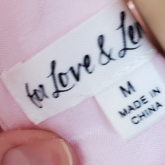 For Love and Lemons Shannon Crop Top Medium Light Pink - Picture 11 of 13